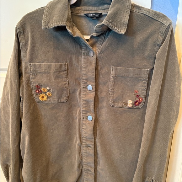 DRIFTWOOD Floral Embroidered Utility Jacket - Picture 2 of 6